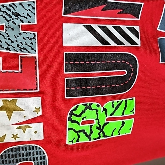 REASON Red Short Sleeve Graphic Tee - Picture 5 of 15